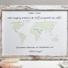 personalisiertes Geldgeschenk - Weltkarte - zur Konfirmation