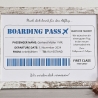 personalisiertes Geldgeschenk - Borading Pass - zur Rente