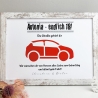 personalisiertes Geldgeschenk zum Geburtstag - Motiv Auto
