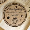 gravierter Korkuntersetzer - Einzigartig ist besser als perfekt!
