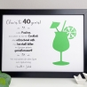 Personalisiertes Geldgeschenk zum Geburtstag - Motiv Cocktail
