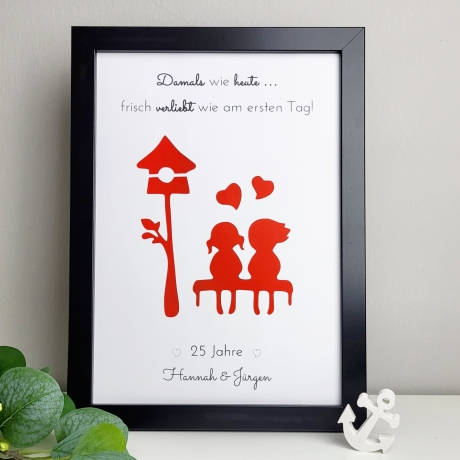 personalisiertes Geldgeschenk zum Jubiläum - Damals wie heute