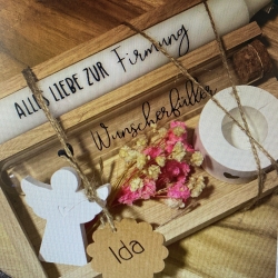 Firmung Geldgeschenk , Geschenkset Firmung , Kerze zur Firmung 