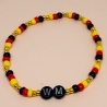 Deutschland Fan-Armband personalisiert  WM EM Armband Wunschtext