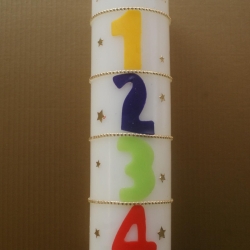 4000 Adventkerze 1-2-3-4