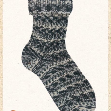 Opal Regenwald 20, 4-fädige Sockenwolle, Farbe 4004 Lord Marlon