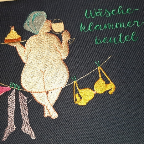 Bertha - Carpe diem - Stickdatei by Michis Textilatelier