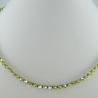 Set Lime/Oliv Kette Armband und Ohrringe (403)