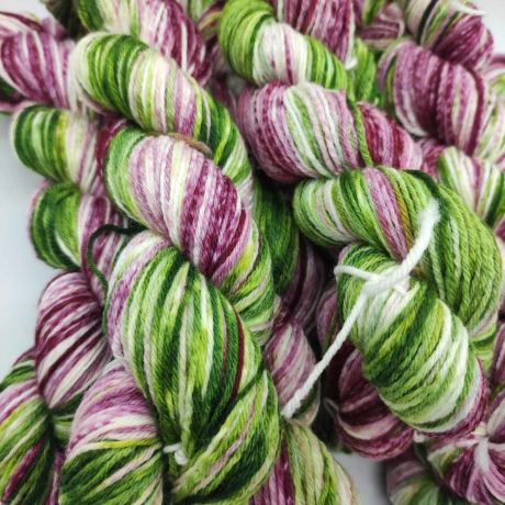 Sockenwolle Handgefärbt, Merino, Ombre Färbung