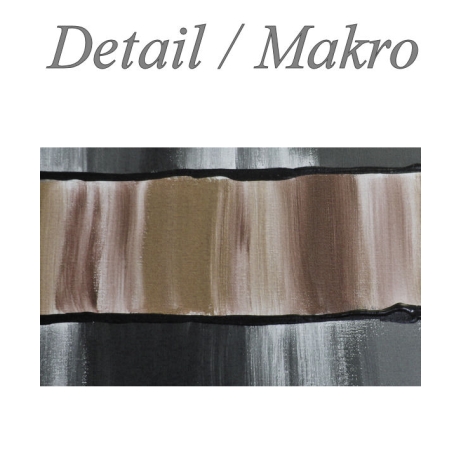 MK1 Art Bild Leinwand Abstrakt Kunst Malerei Acrylbild braun