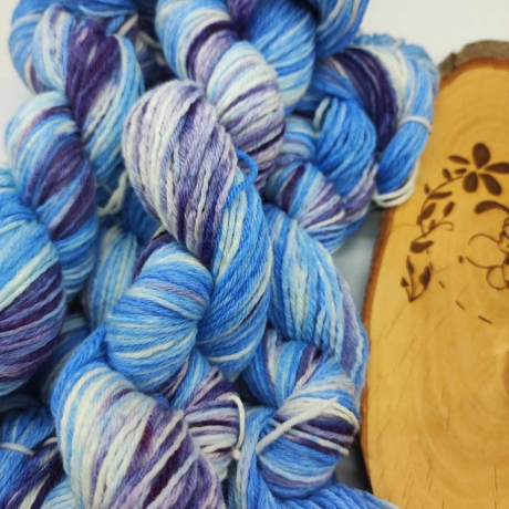 Sockenwolle Handgefärbt, Merino, Ombre Färbung