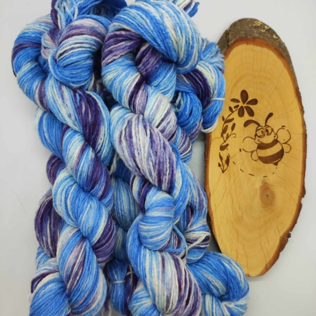 Sockenwolle Handgefärbt, Merino, Ombre Färbung