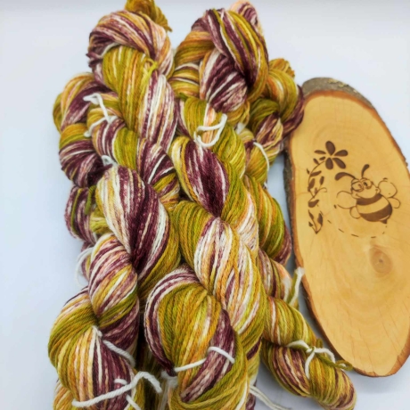 Sockenwolle Handgefärbt, Merino, Ombre Färbung