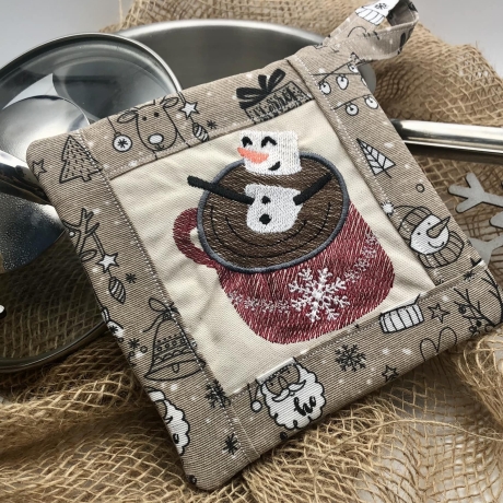 Ferberline Stickdatei Schneemannsuppe ab 8x10