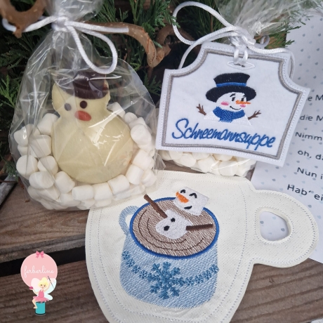 Ferberline Stickdatei Schneemannsuppe ab 8x10