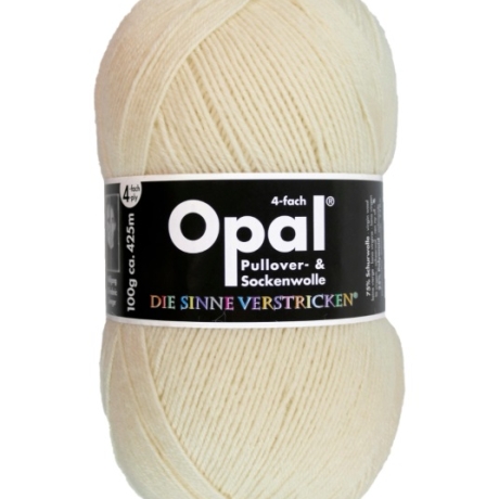 Opal Natur, 4-fädige Sockenwolle, Farbe 3081