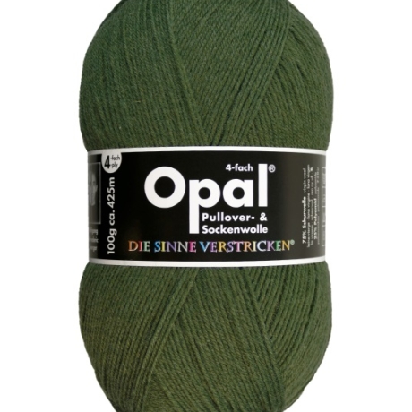 Opal Olivgrün, 4-fädige Sockenwolle, Farbe 5184