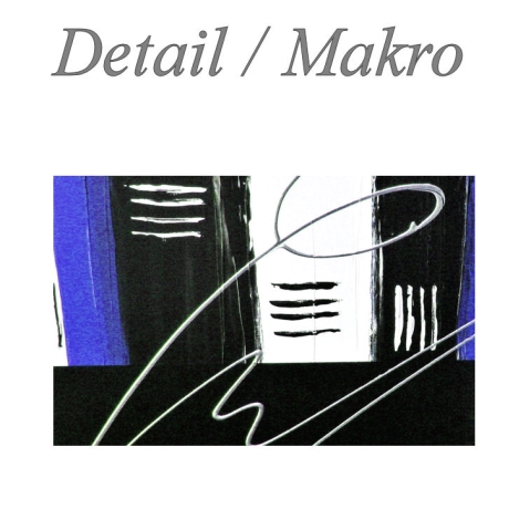 MK1 Art Bild Leinwand Abstrakt Kunst Malerei Acrylbild blau