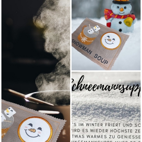 Ferberline Stickdatei Schneemannsuppe ab 8x10