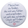 Kühlschrankmagnet Magnet 50mm rund Spruch Liebe