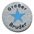 Kühlschrankmagnet Magnet 50mm rund Spruch Großer Bruder