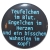 Button 25 mm mit Anstecknadel Spruch Teufelchen im Blut