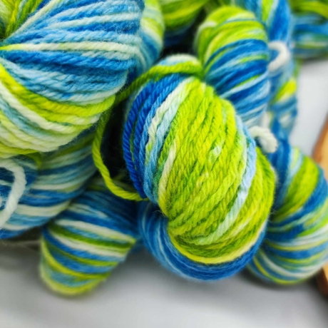 Sockenwolle Handgefärbt, Merino, Ombre Färbung
