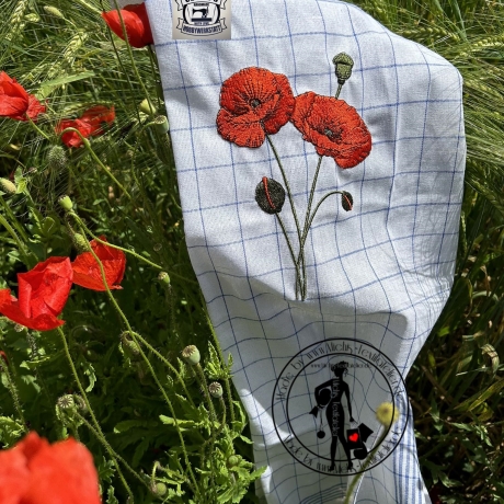 Mohn  - Stickdatei by Michis Textilatelier