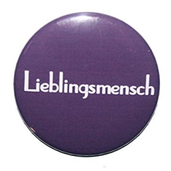 Kühlschrankmagnet Magnet 50mm rund Spruch Lieblingsmensch