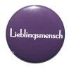 Button 50 mm mit Anstecknadel Lieblingsmensch