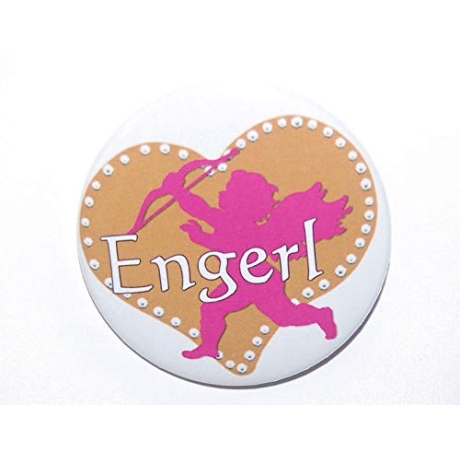 Button 50 mm mit Anstecknadel Spruch Oktoberfest Engerl