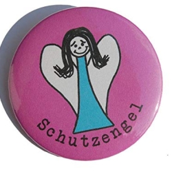 Kühlschrankmagnet Magnet 50mm rund Schutzengel