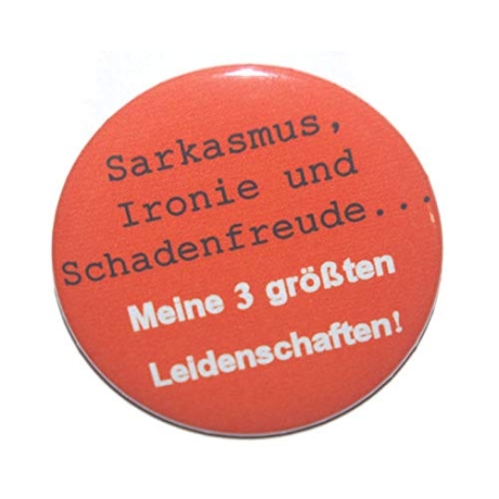 Kühlschrankmagnet Magnet 50mm rund Spruch Sarkasmus Ironie