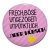 Button 50 mm mit Anstecknadel Spruch Frech böse ungezogen