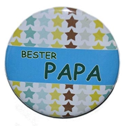 Button 50 mm mit Anstecknadel Bester Papa