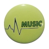 Kühlschrankmagnet Magnet 50mm rund Spruch Musik