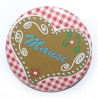 Button 50 mm mit Anstecknadel Oktoberfest Mausi