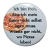 Kühlschrankmagnet Magnet 50mm rund Spruch Essen Jagen Pizza