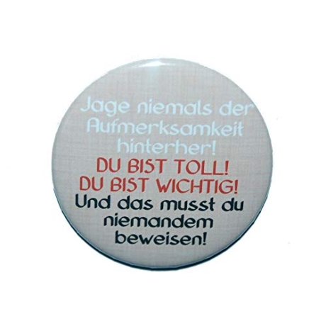 Kühlschrankmagnet Magnet 50mm rund Lebensweisheit