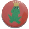 Kühlschrankmagnet Magnet 50mm rund Frosch Froschkönig Frösche