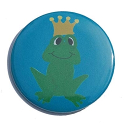 Kühlschrankmagnet Magnet 50mm rund Frosch Froschkönig Frösche