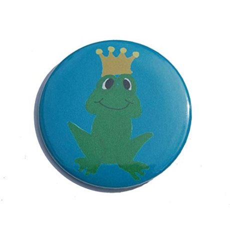 Kühlschrankmagnet Magnet 50mm rund Frosch Froschkönig Frösche