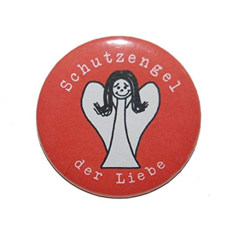 Kühlschrankmagnet Magnet 50mm rund Schutzengel Glücksbringer