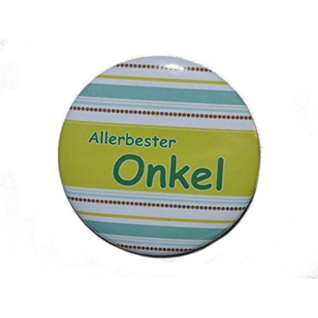 Button 50 mm mit Anstecknadel Allerbester Onkel