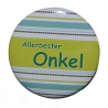 Button 50 mm mit Anstecknadel Allerbester Onkel