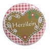 Button 50 mm mit Anstecknadel Spruch Oktoberfest Herzilein