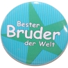 Kühlschrankmagnet Magnet 50mm rund Spruch Bester Bruder der Welt