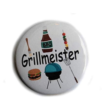 Kühlschrankmagnet Magnet 50mm rund Grillmeister