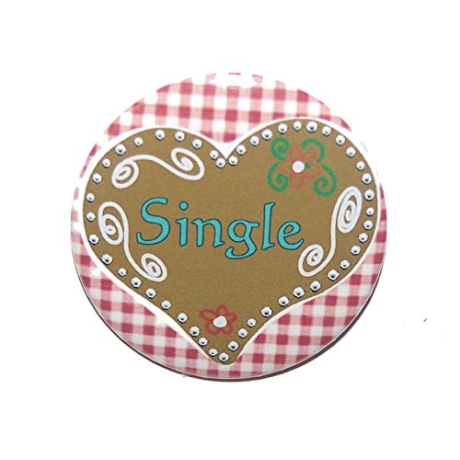 Button 50 mm mit Anstecknadel Spruch Oktoberfest Single