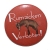 Button 50 mm mit Anstecknadel Spruch Rumzicken verboten